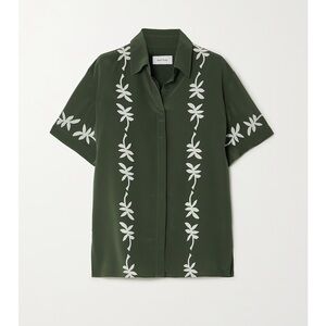 Matteau Printed Mulberry Silk Shirt